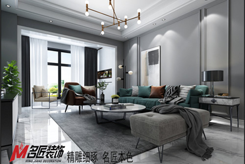 梧州市步埠社區(qū)現(xiàn)代簡(jiǎn)約風(fēng)格三居室裝修案例